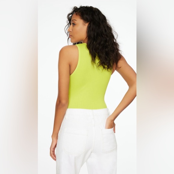 DYNAMITE Muscle Seamless Ribbed Bodysuit size large - Picture 2 of 9